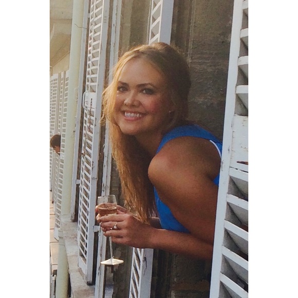 Lush Baby Blue Crop Top, With a Criss Cross Back, Size Medium - Picture 10 of 17